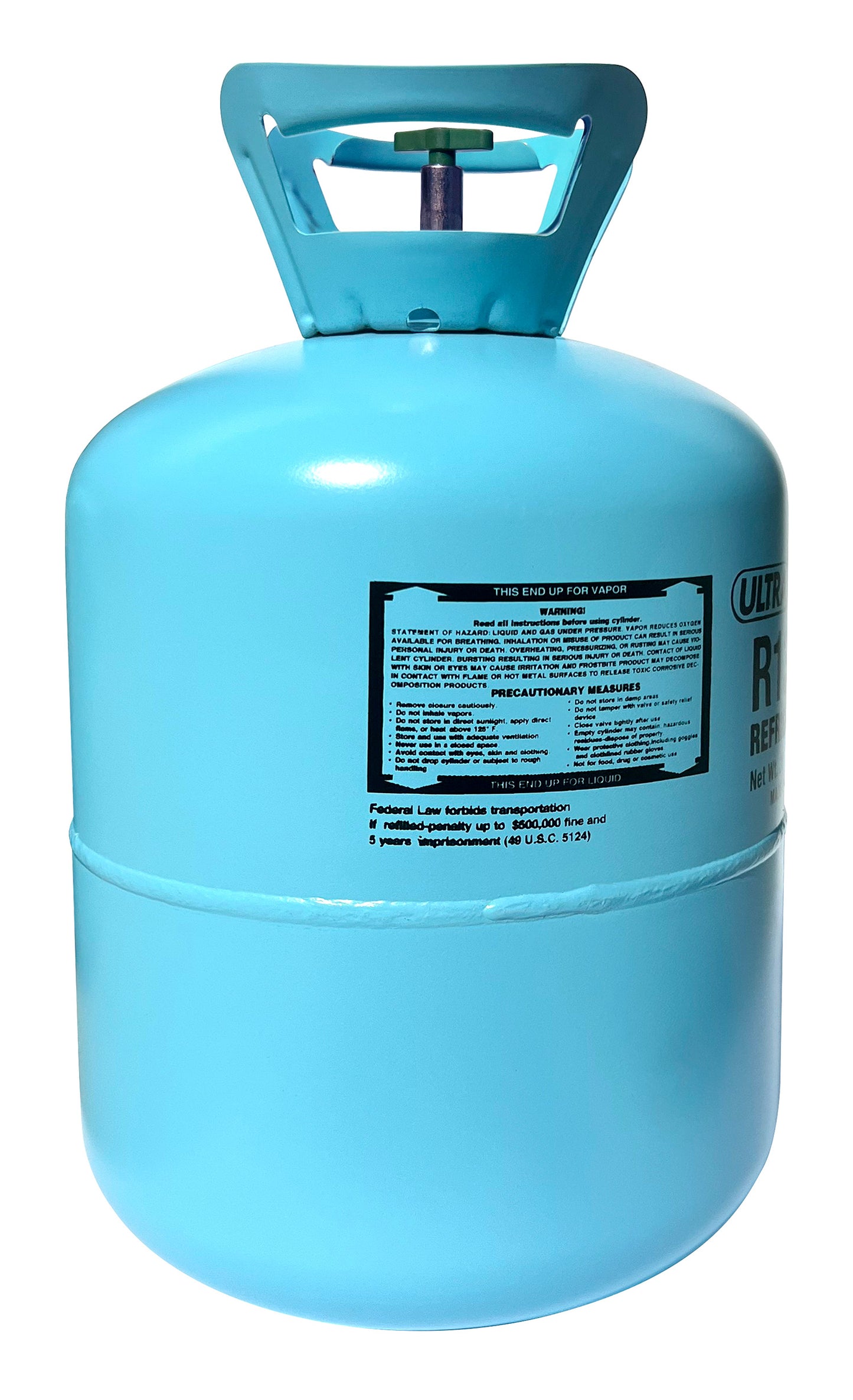 UN3159 Refrigerant Gas R134a 30 LBS Cylinder